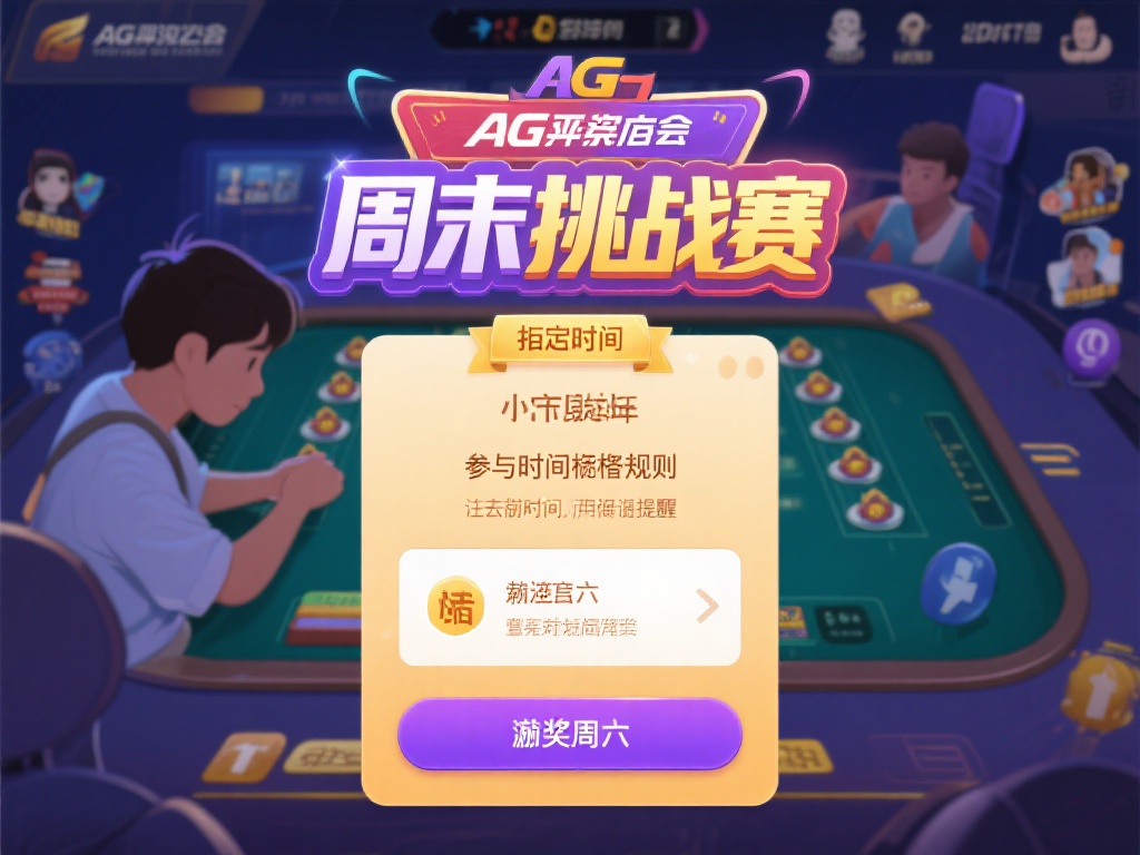 AG亚游官网活动攻略 (AG亚游官网活动攻略:轻松参与赢取丰厚奖励指南) 以AG亚游官网的一次周末挑战赛为例,活动要求玩家在