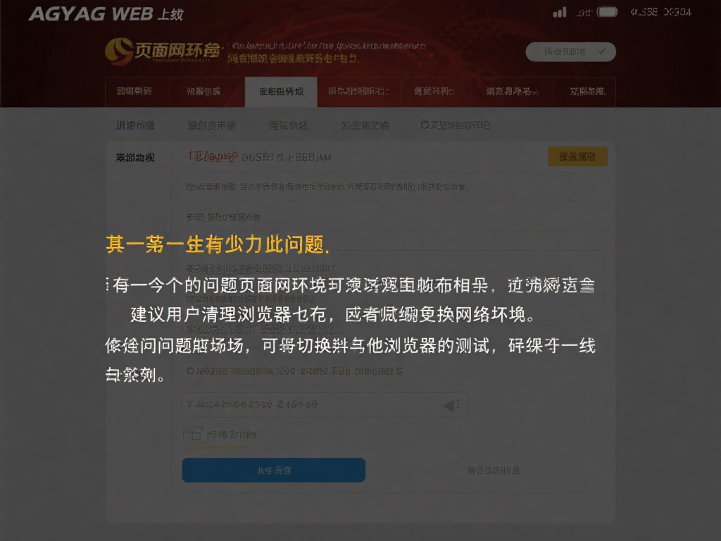 另一个常见问题是页面加载缓慢，这可能与网络环境或浏